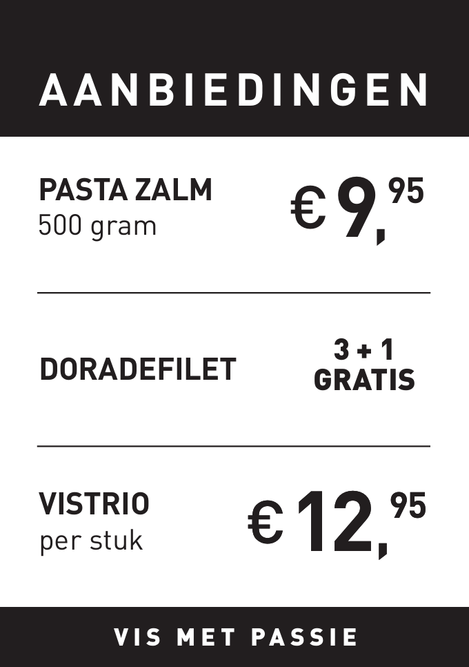 Pasta zalm, doradefilet, vistrio Pasta zalm, doradefilet, vistrio